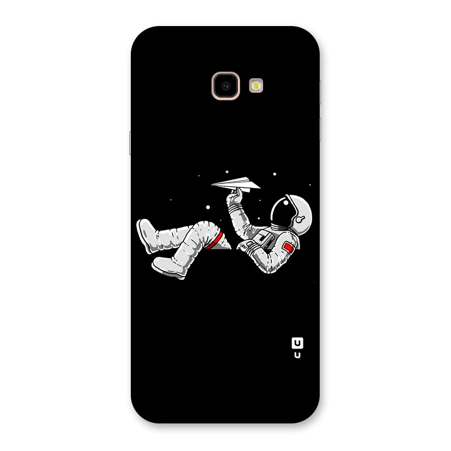 Astronaut Aeroplane Back Case for Galaxy J4 Plus