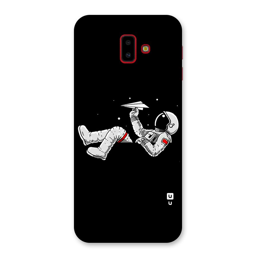 Astronaut Aeroplane Back Case for Galaxy J6 Plus