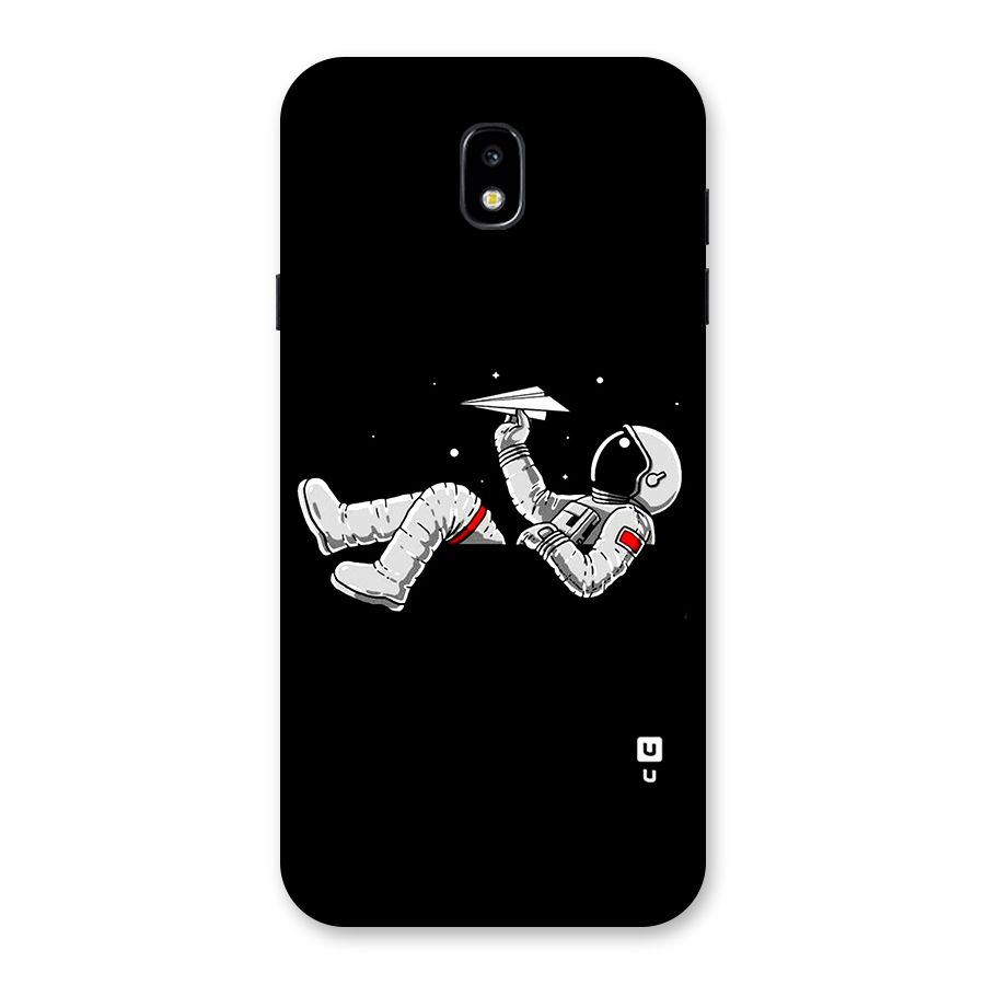Astronaut Aeroplane Back Case for Galaxy J7 Pro
