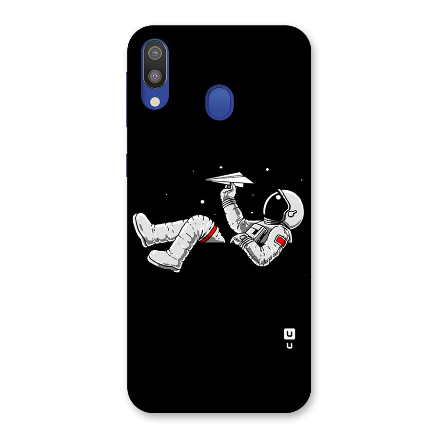 Astronaut Aeroplane Back Case for Galaxy M20