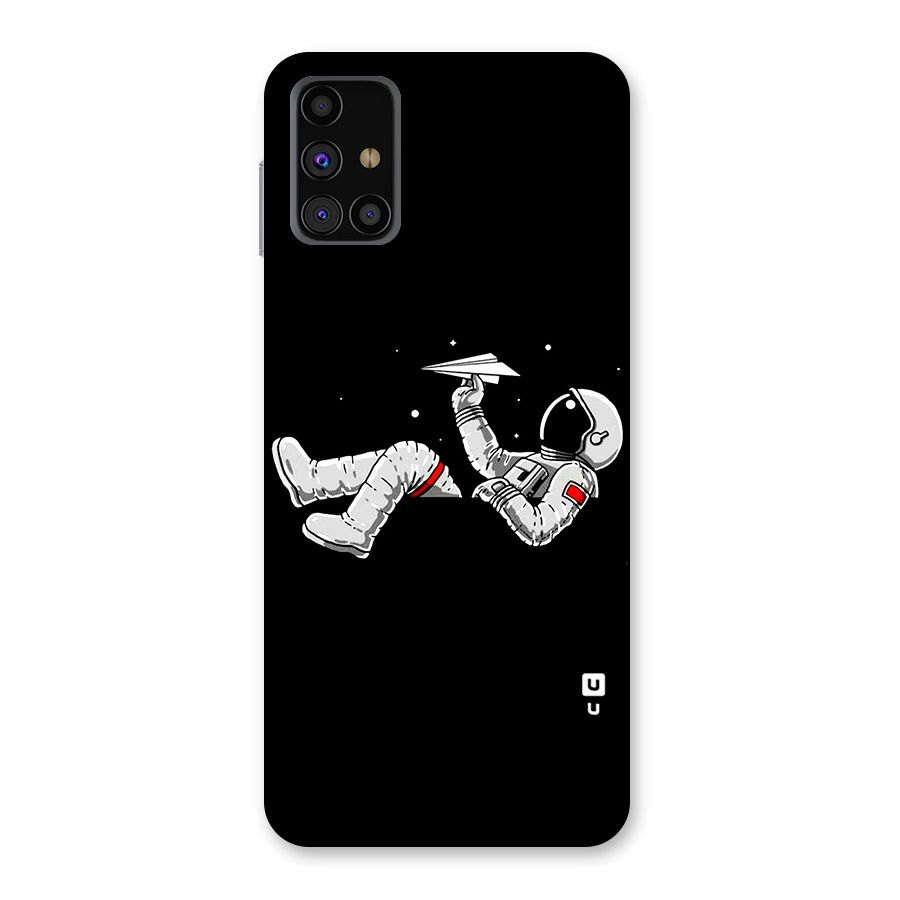 Astronaut Aeroplane Back Case for Galaxy M31s