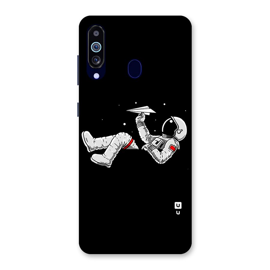 Astronaut Aeroplane Back Case for Galaxy M40