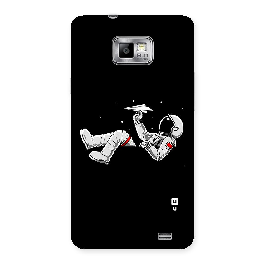 Astronaut Aeroplane Back Case for Galaxy S2