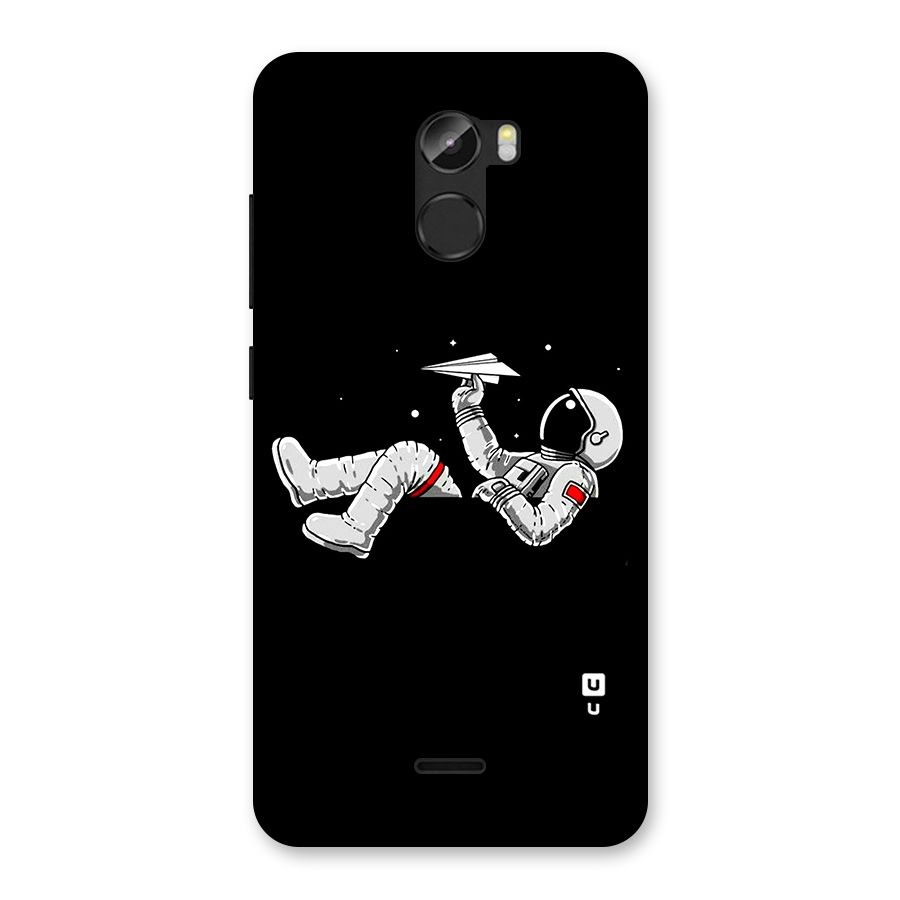 Astronaut Aeroplane Back Case for Gionee X1