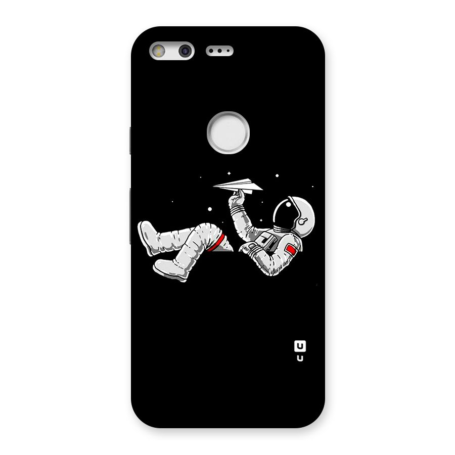 Astronaut Aeroplane Back Case for Google Pixel