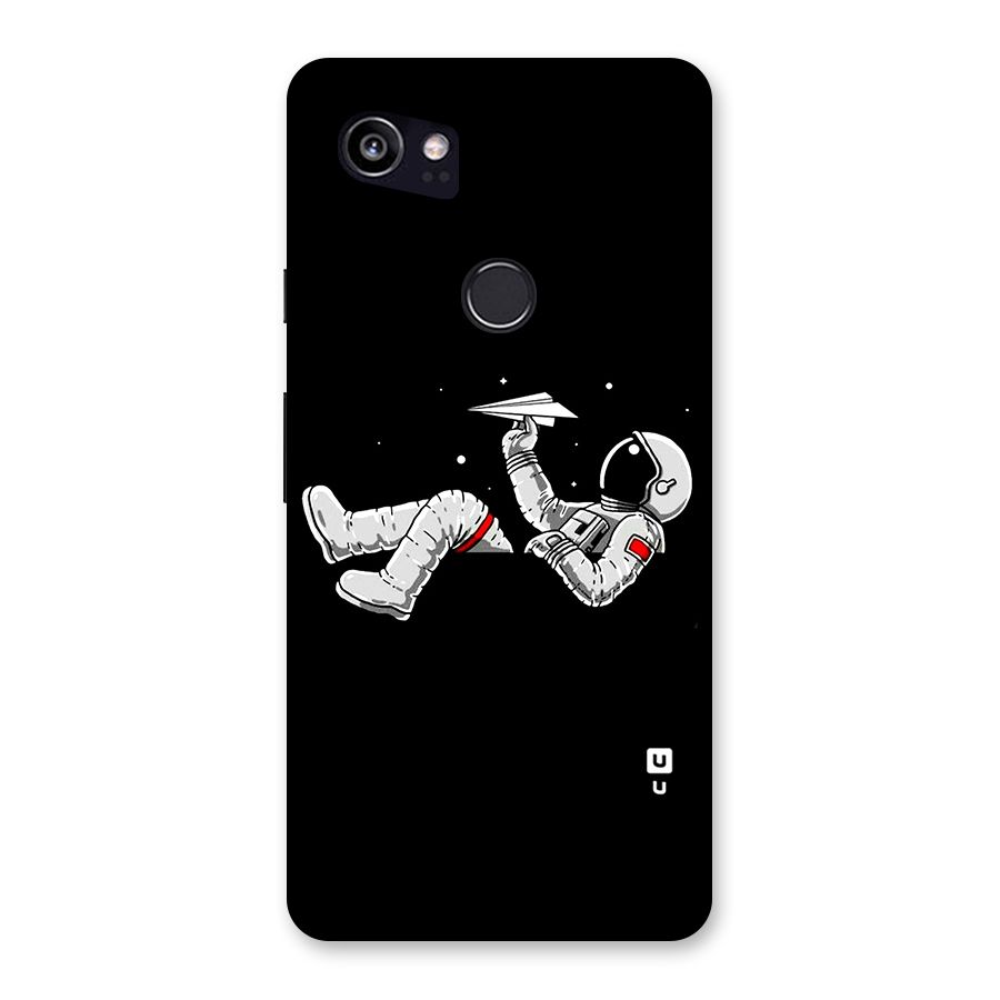 Astronaut Aeroplane Back Case for Google Pixel 2 XL