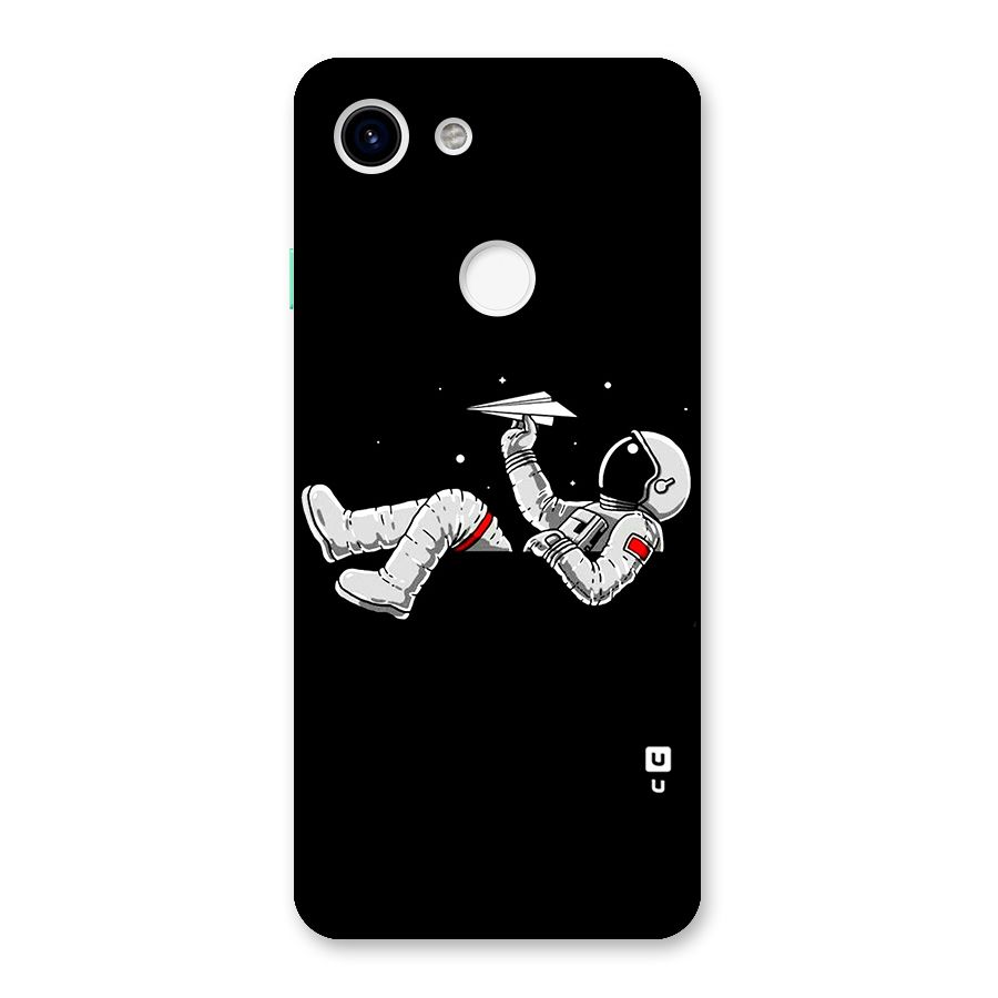 Astronaut Aeroplane Back Case for Google Pixel 3