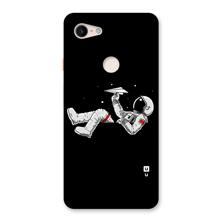 Astronaut Aeroplane Back Case for Google Pixel 3 XL