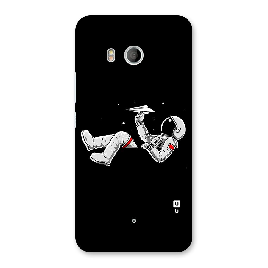 Astronaut Aeroplane Back Case for HTC U11
