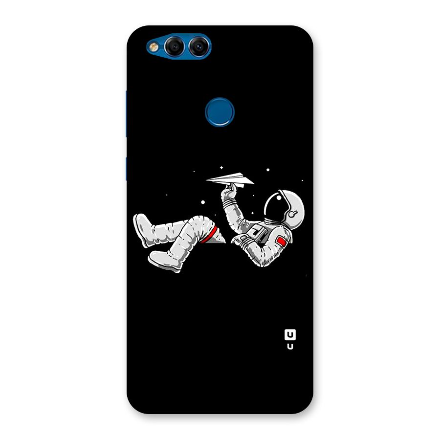 Astronaut Aeroplane Back Case for Honor 7X