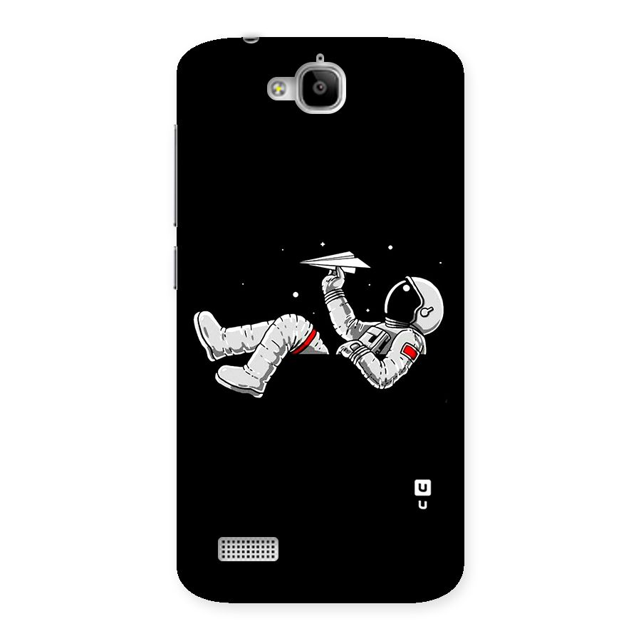 Astronaut Aeroplane Back Case for Honor Holly
