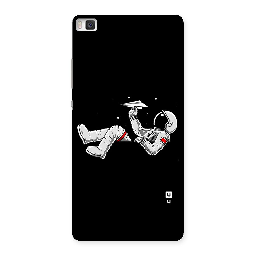 Astronaut Aeroplane Back Case for Huawei P8