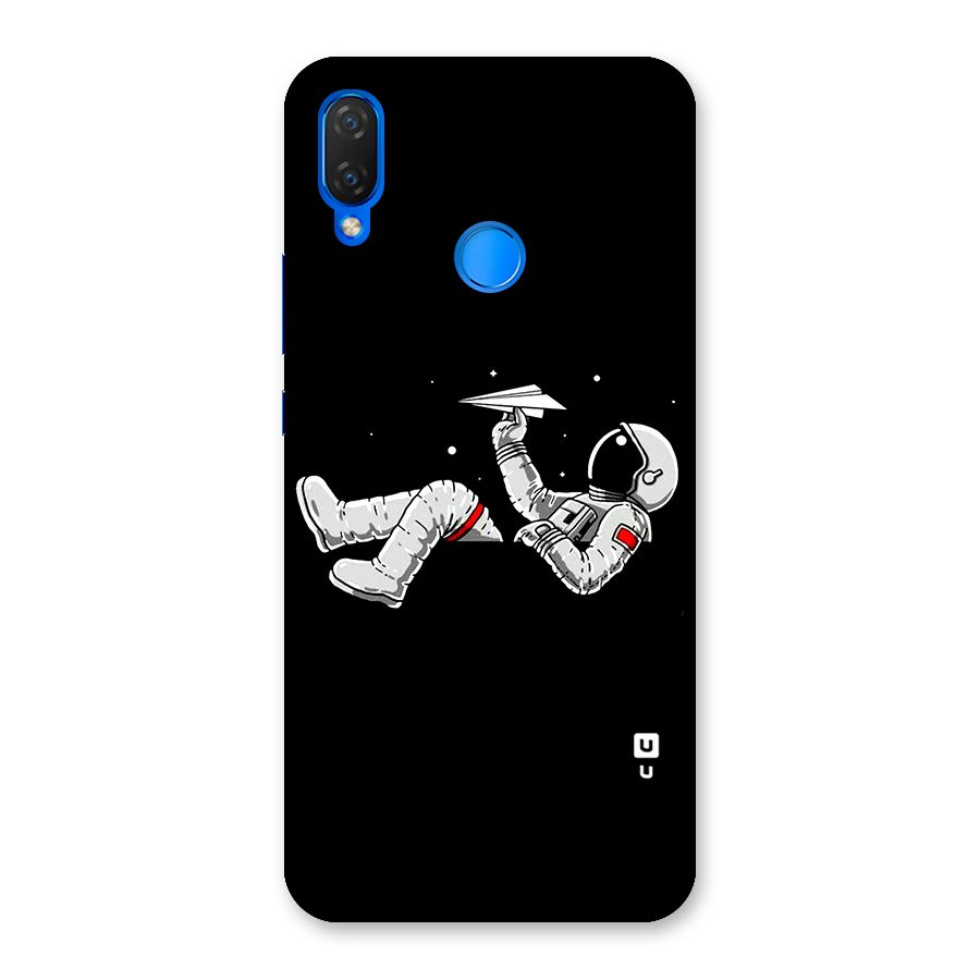 Astronaut Aeroplane Back Case for Huawei P Smart+