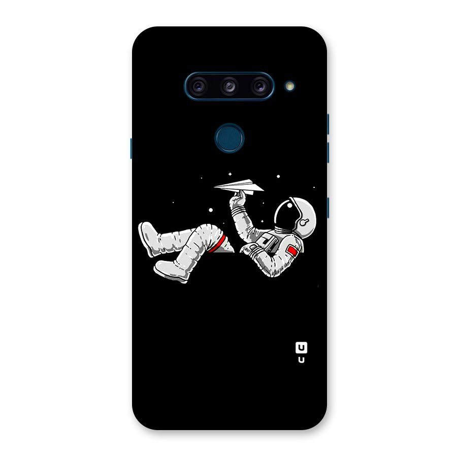 Astronaut Aeroplane Back Case for LG  V40 ThinQ