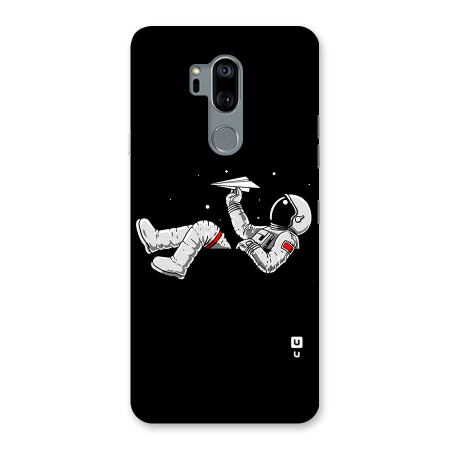 Astronaut Aeroplane Back Case for LG G7