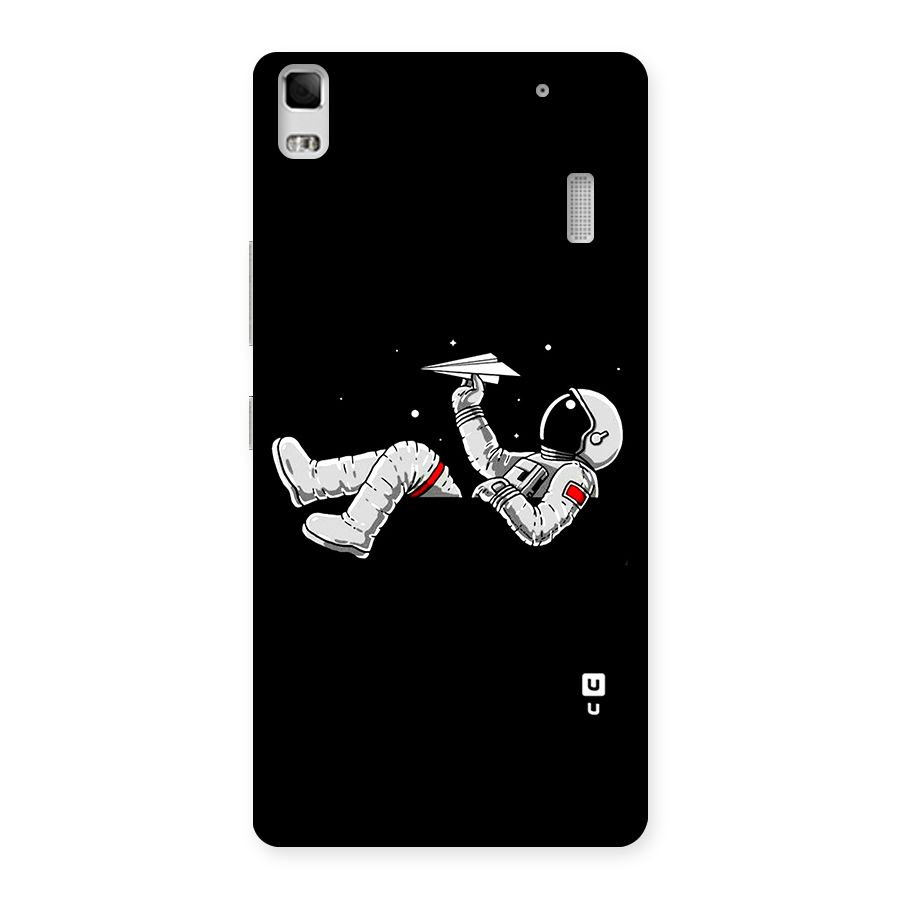 Astronaut Aeroplane Back Case for Lenovo A7000