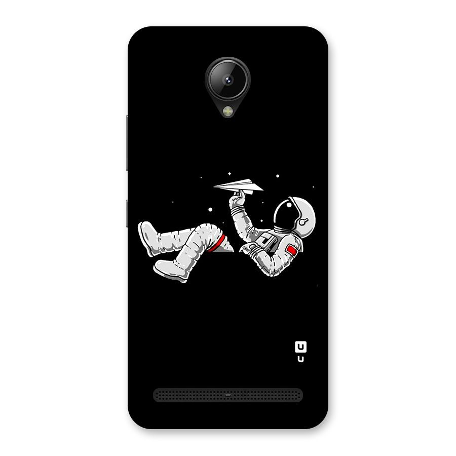 Astronaut Aeroplane Back Case for Lenovo C2