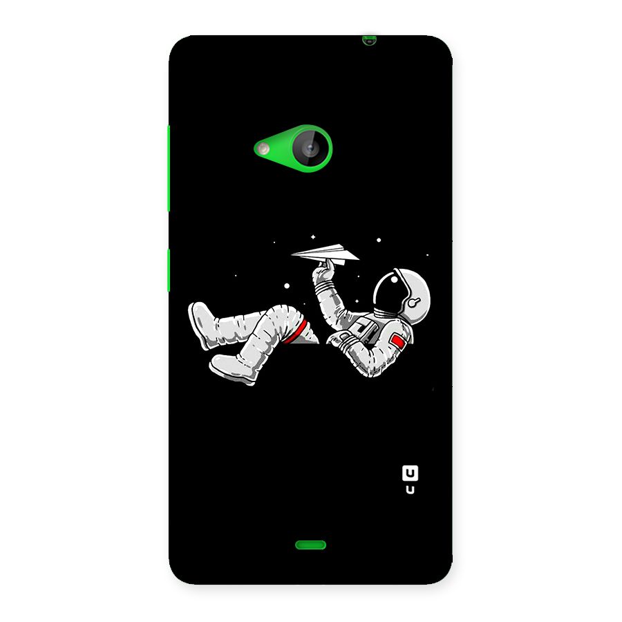 Astronaut Aeroplane Back Case for Lumia 535