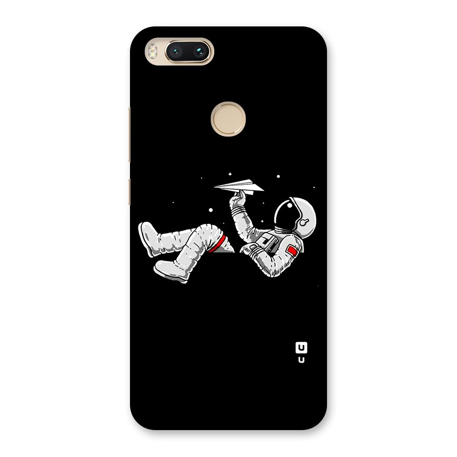 Astronaut Aeroplane Back Case for Mi A1