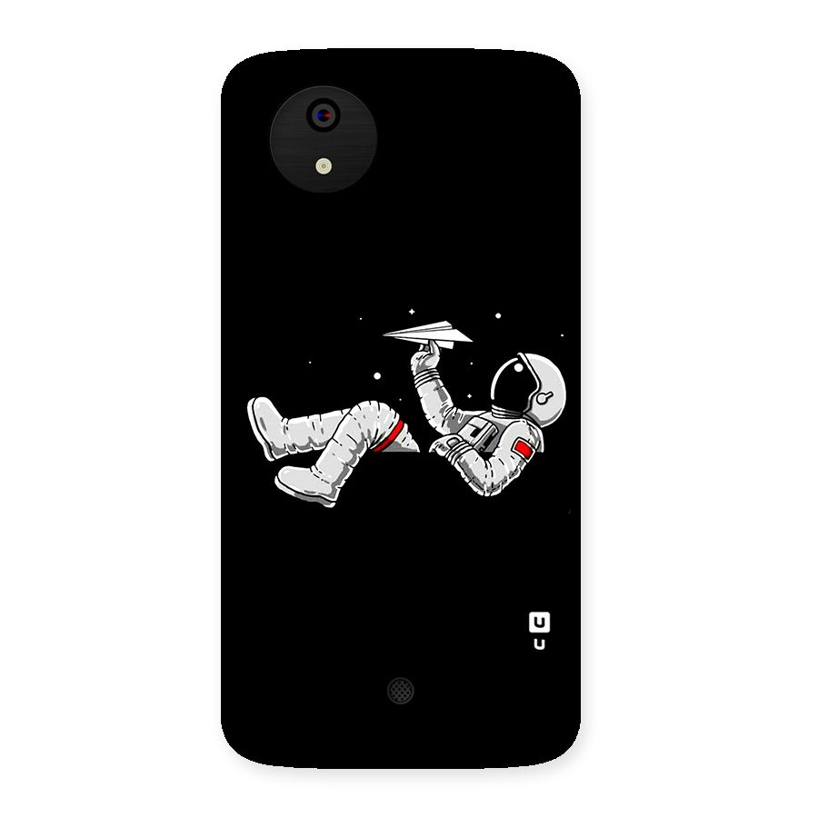 Astronaut Aeroplane Back Case for Micromax Canvas A1