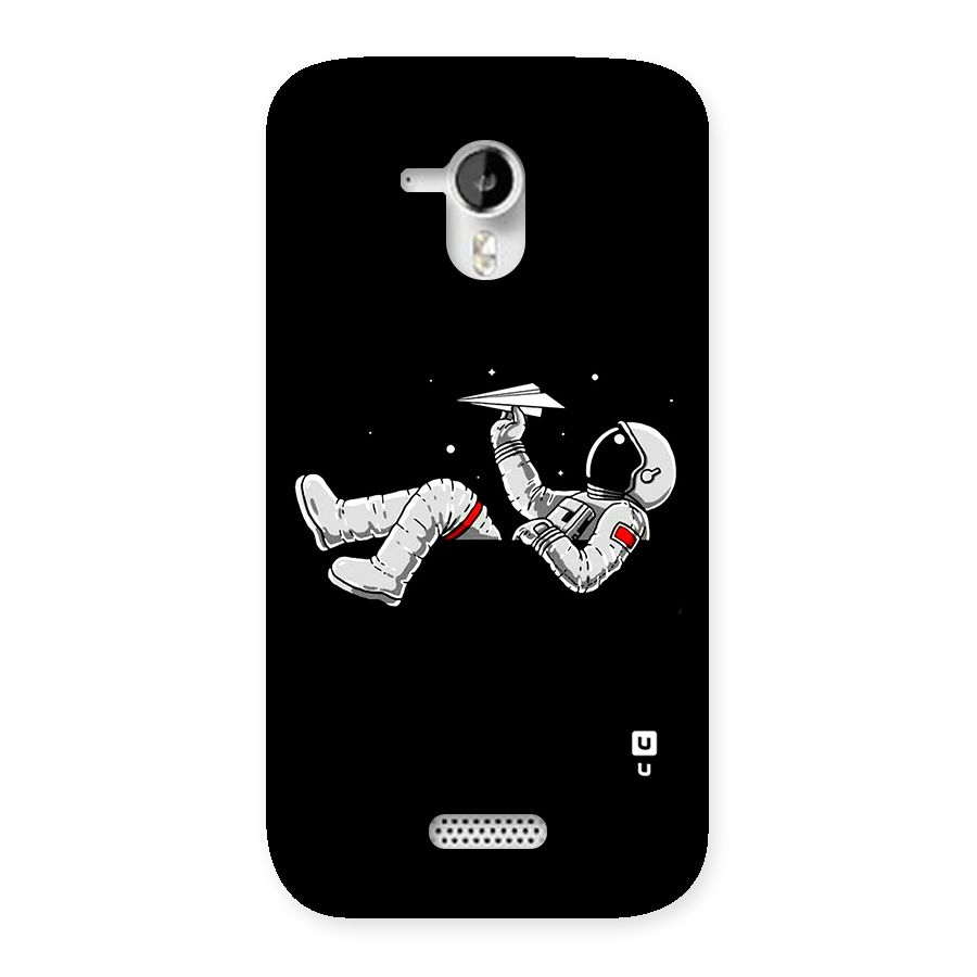 Astronaut Aeroplane Back Case for Micromax Canvas HD A116