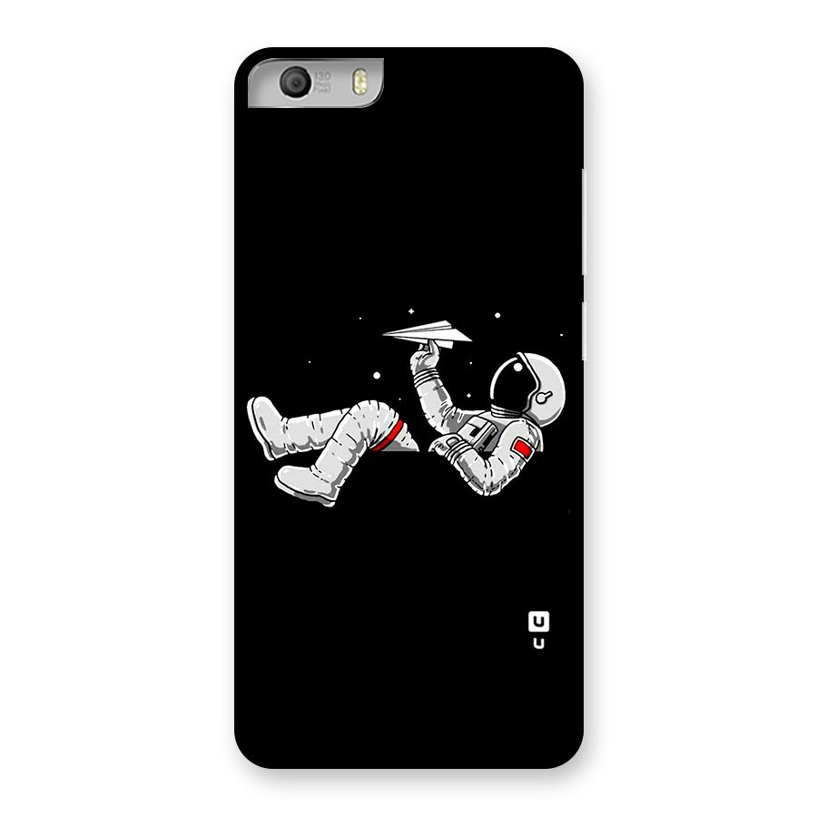 Astronaut Aeroplane Back Case for Micromax Canvas Knight 2
