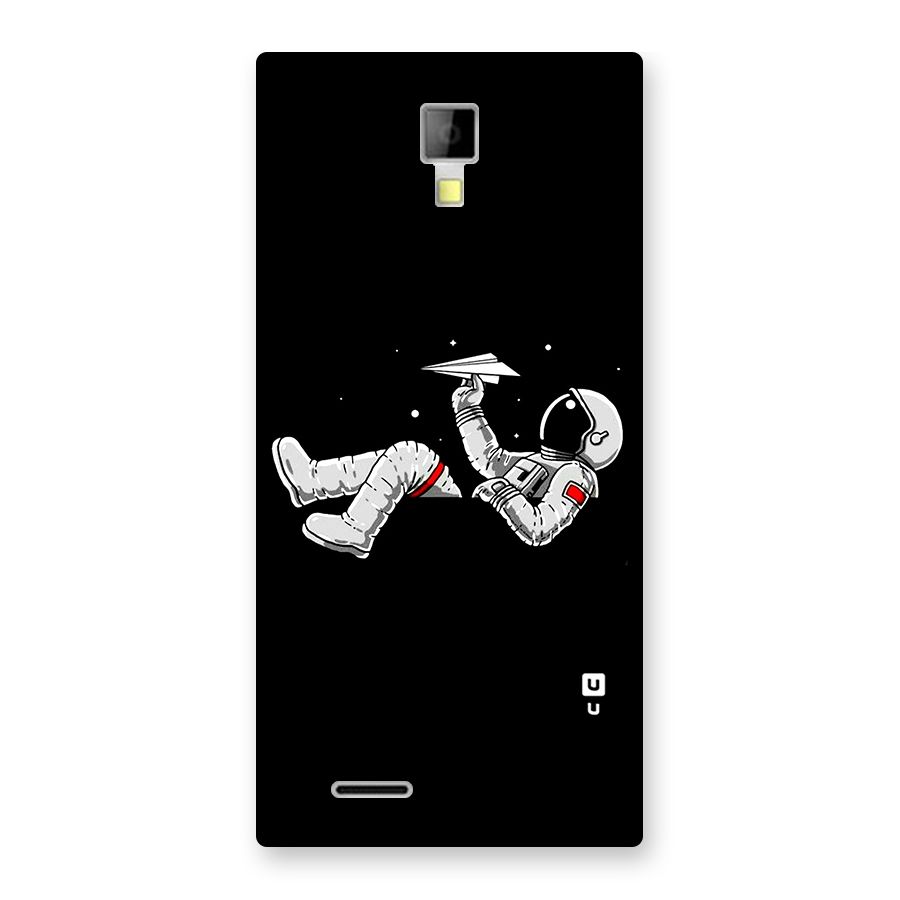 Astronaut Aeroplane Back Case for Micromax Canvas Xpress A99