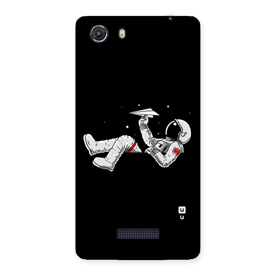 Astronaut Aeroplane Back Case for Micromax Unite 3