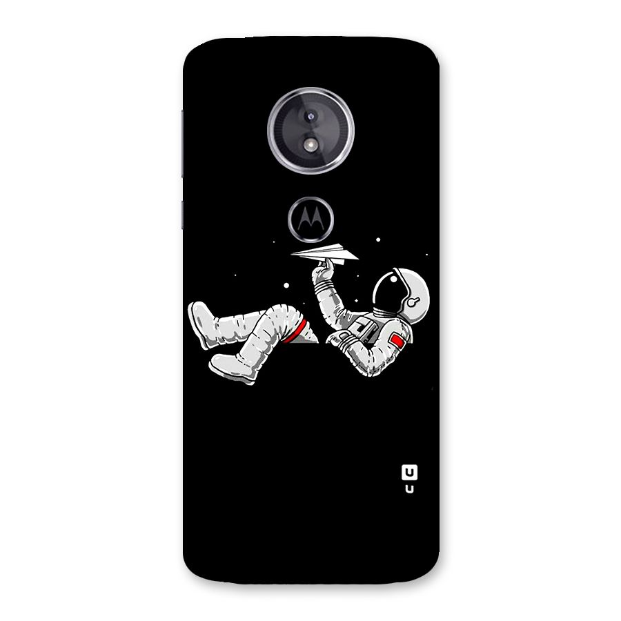 Astronaut Aeroplane Back Case for Moto E5