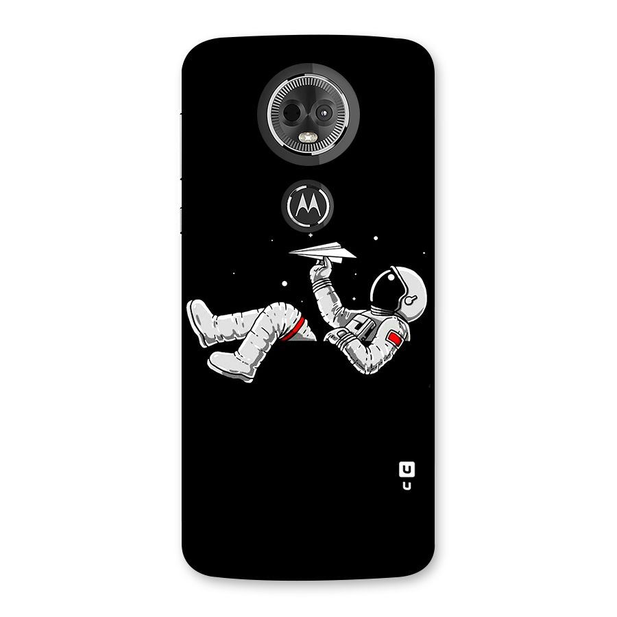 Astronaut Aeroplane Back Case for Moto E5 Plus