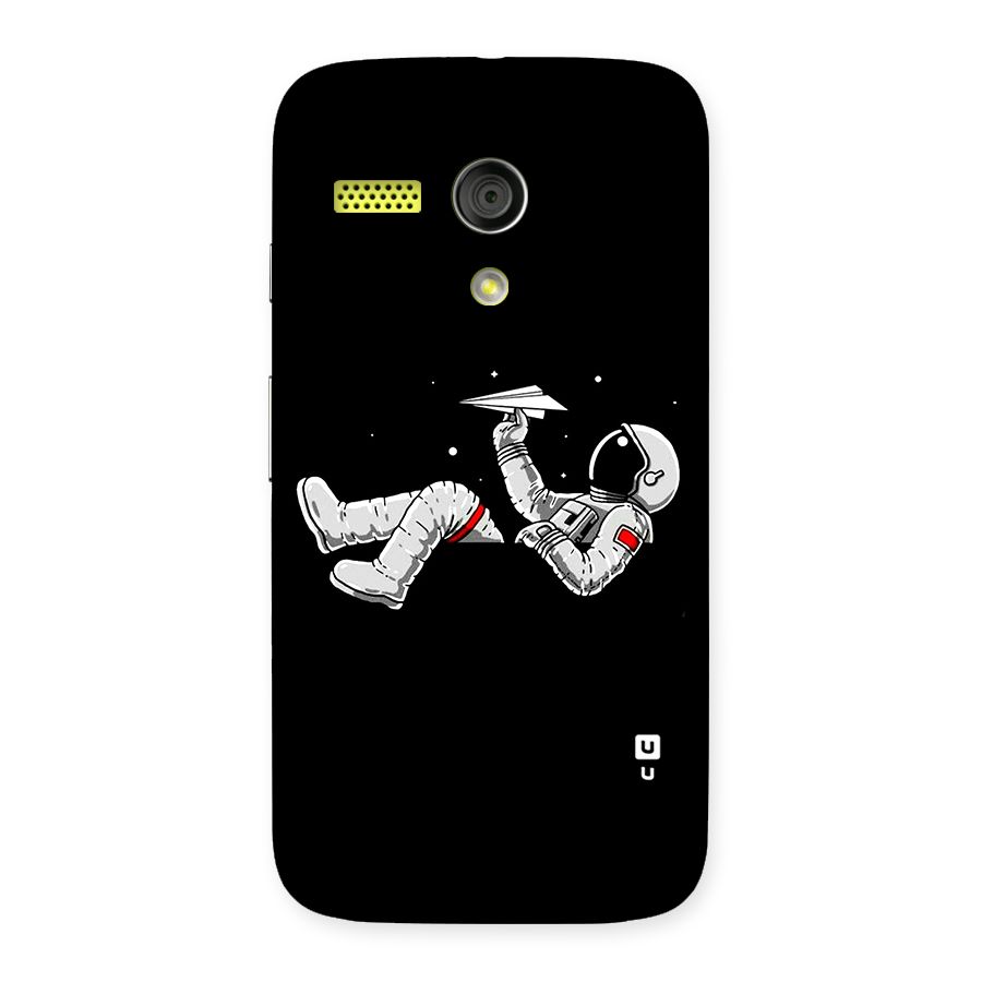 Astronaut Aeroplane Back Case for Moto G