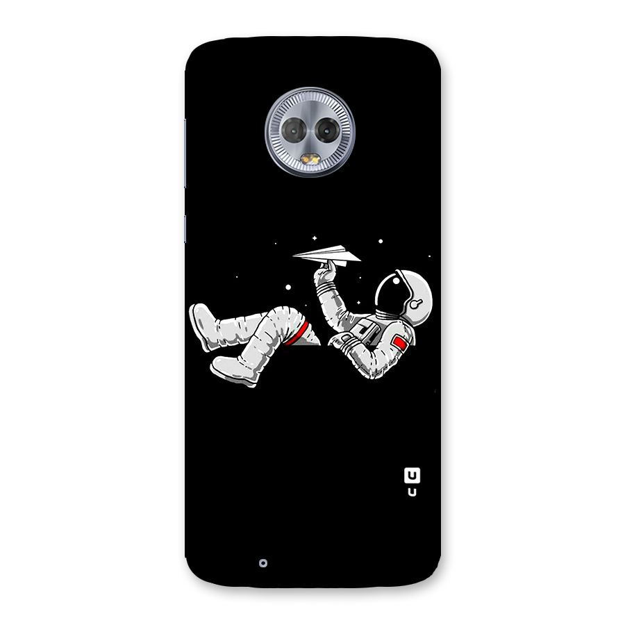 Astronaut Aeroplane Back Case for Moto G6