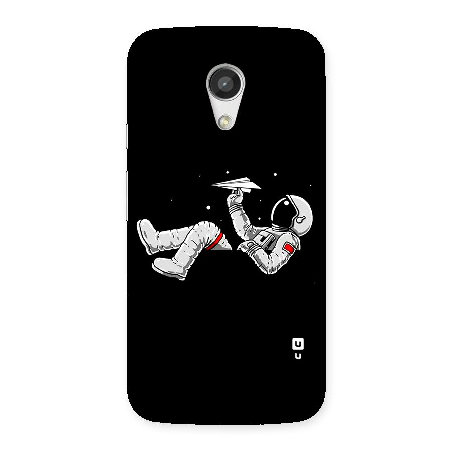 Astronaut Aeroplane Back Case for Moto G 2nd Gen