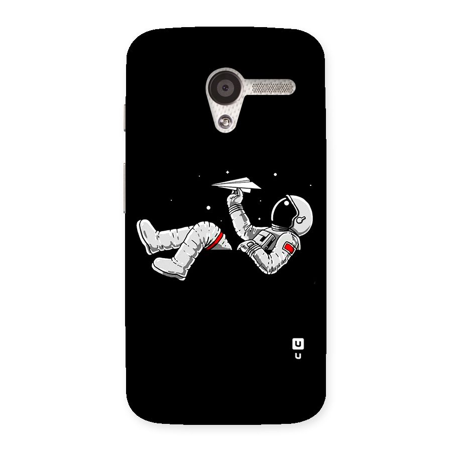 Astronaut Aeroplane Back Case for Moto X