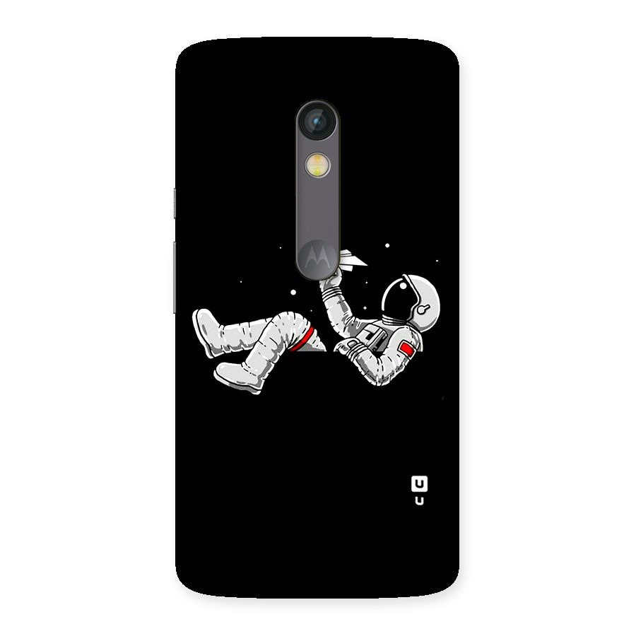 Astronaut Aeroplane Back Case for Moto X Play