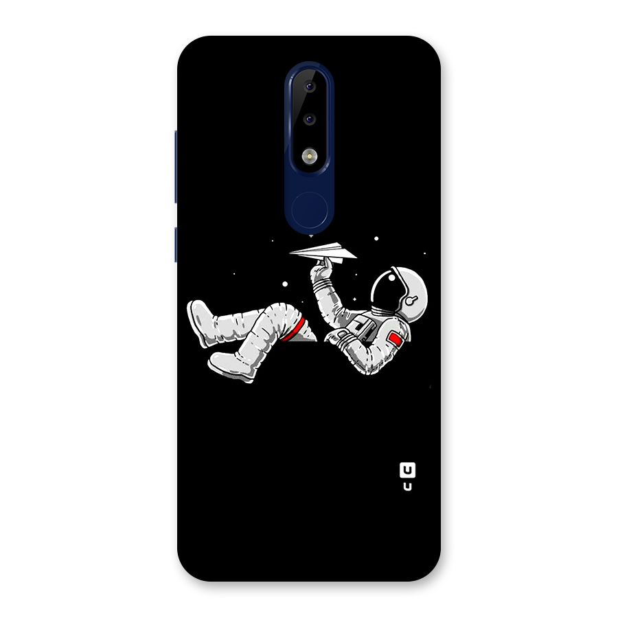 Astronaut Aeroplane Back Case for Nokia 5.1 Plus