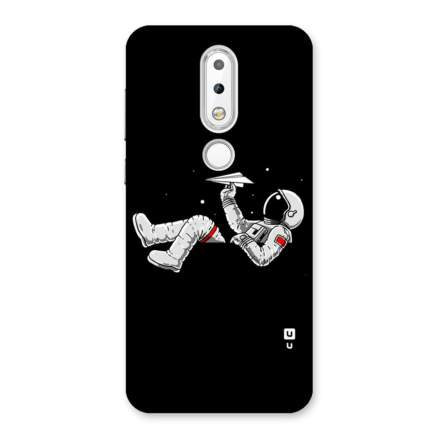 Astronaut Aeroplane Back Case for Nokia 6.1 Plus