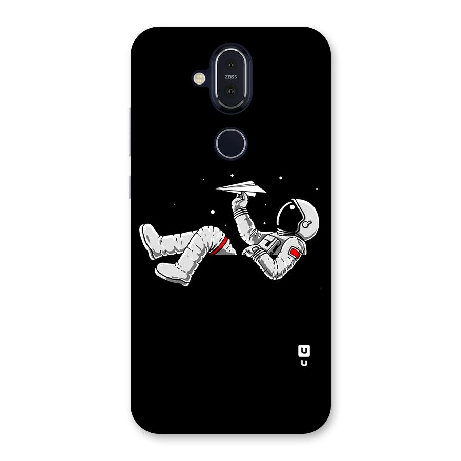 Astronaut Aeroplane Back Case for Nokia 8.1
