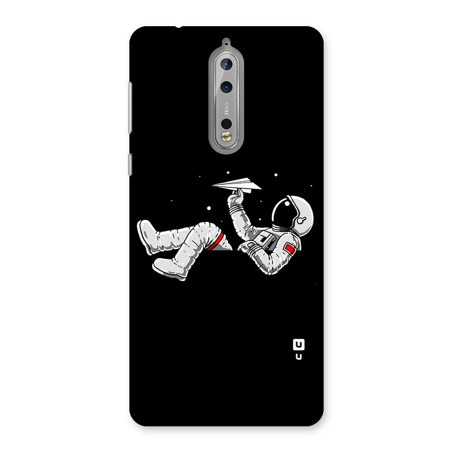 Astronaut Aeroplane Back Case for Nokia 8