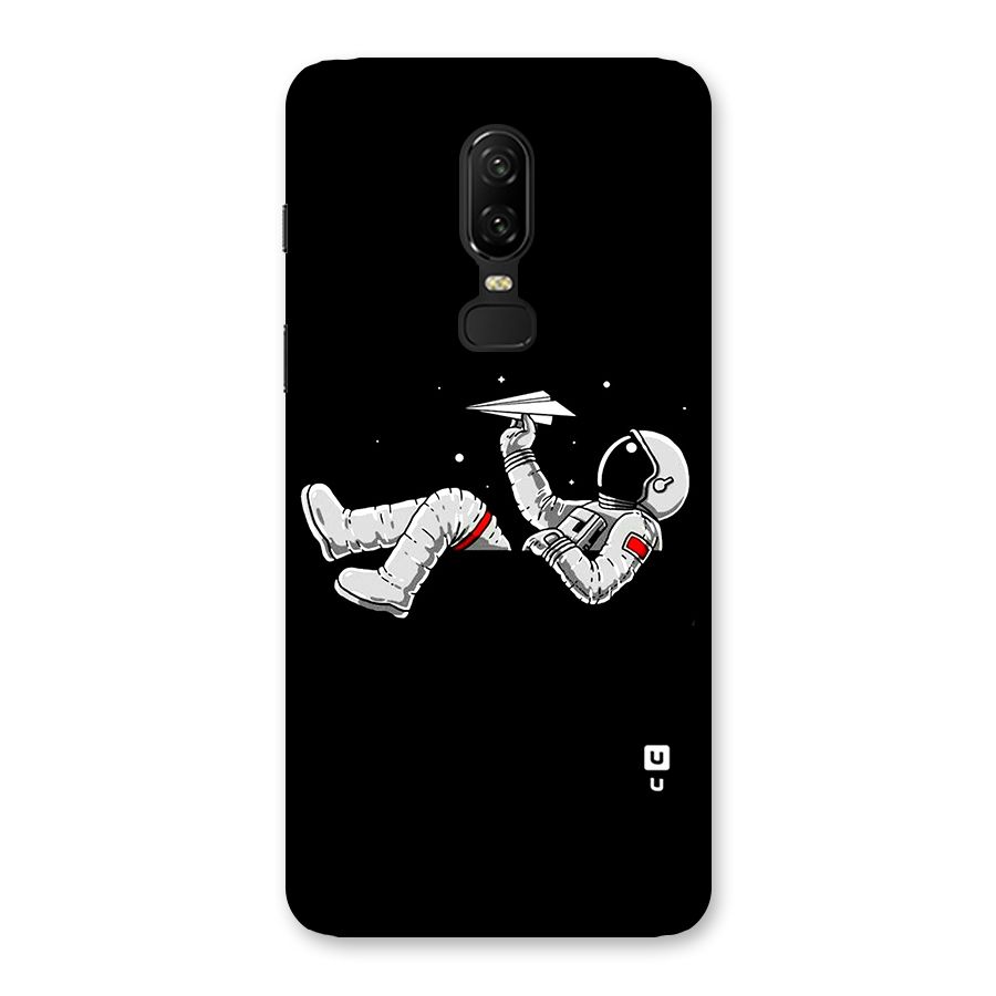 Astronaut Aeroplane Back Case for OnePlus 6