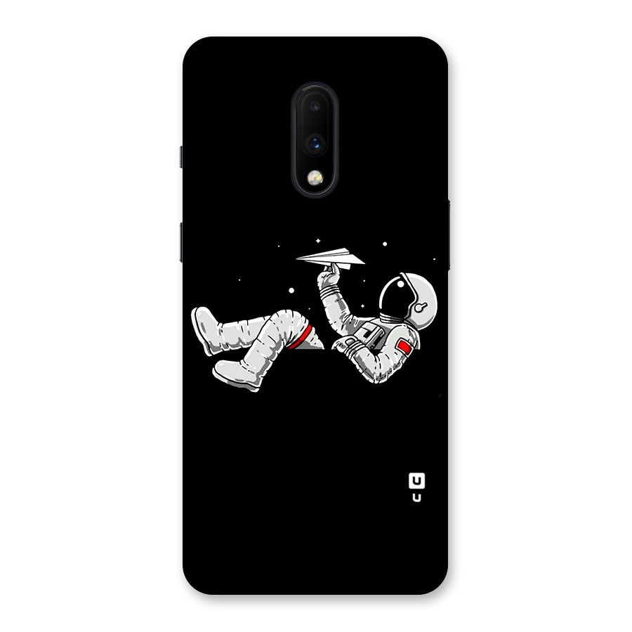 Astronaut Aeroplane Back Case for OnePlus 7