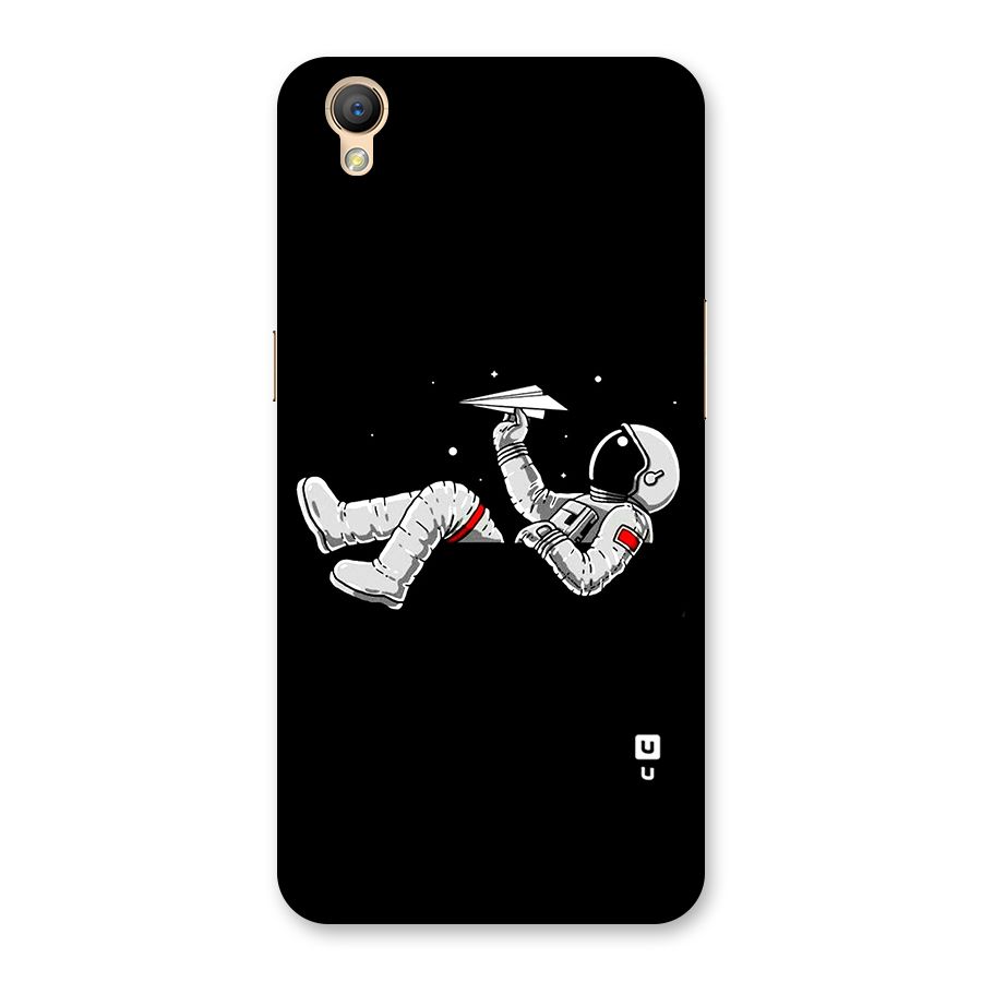 Astronaut Aeroplane Back Case for Oppo A37