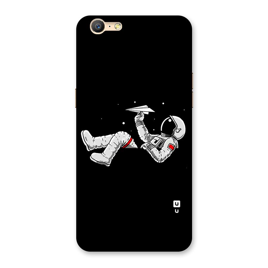 Astronaut Aeroplane Back Case for Oppo A39