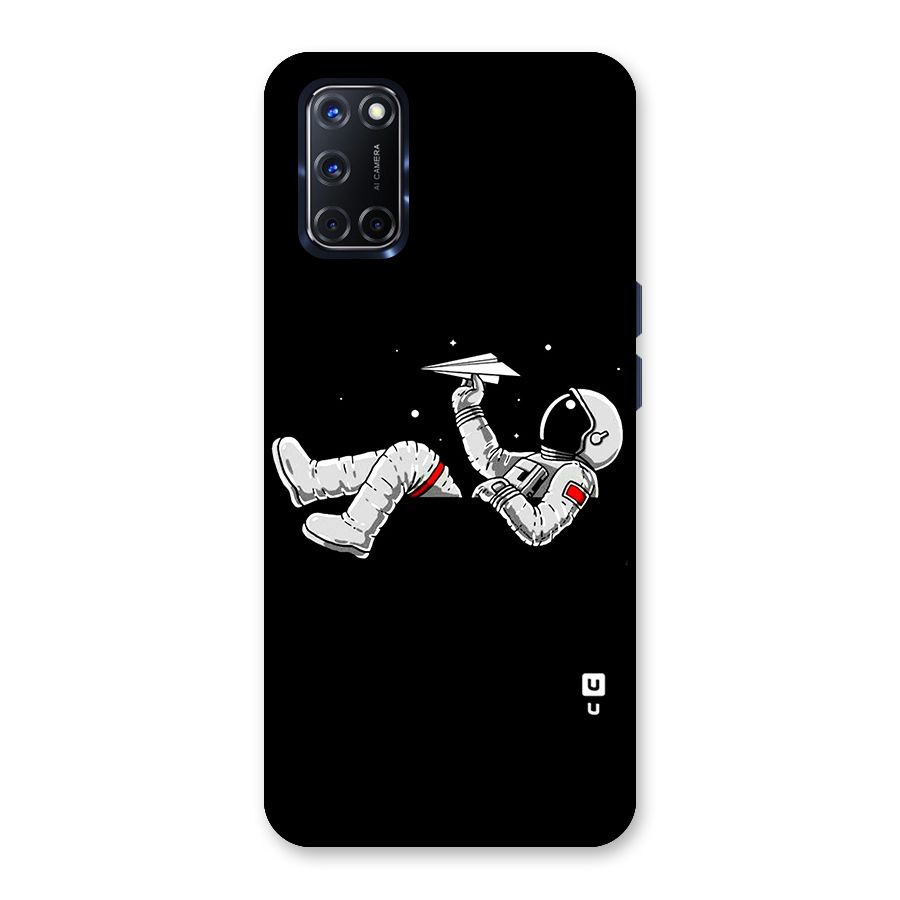 Astronaut Aeroplane Back Case for Oppo A52