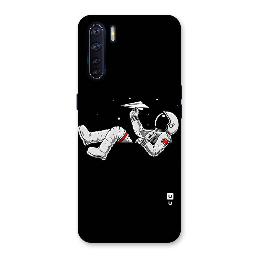 Astronaut Aeroplane Back Case for Oppo F15
