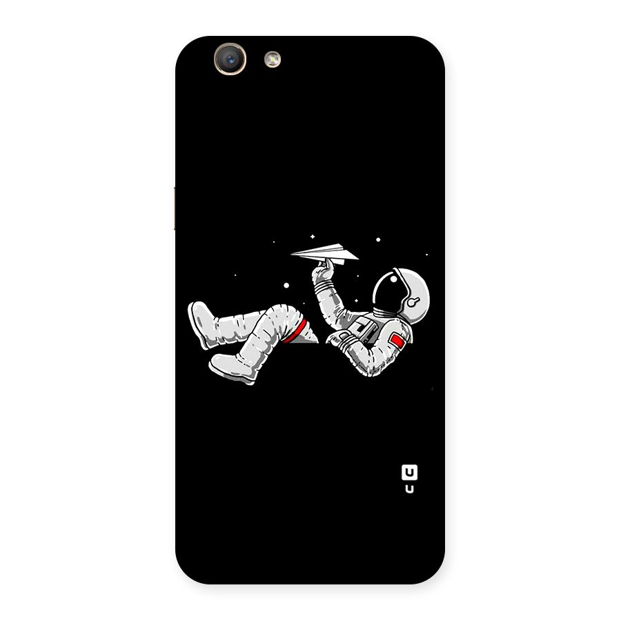 Astronaut Aeroplane Back Case for Oppo F1s