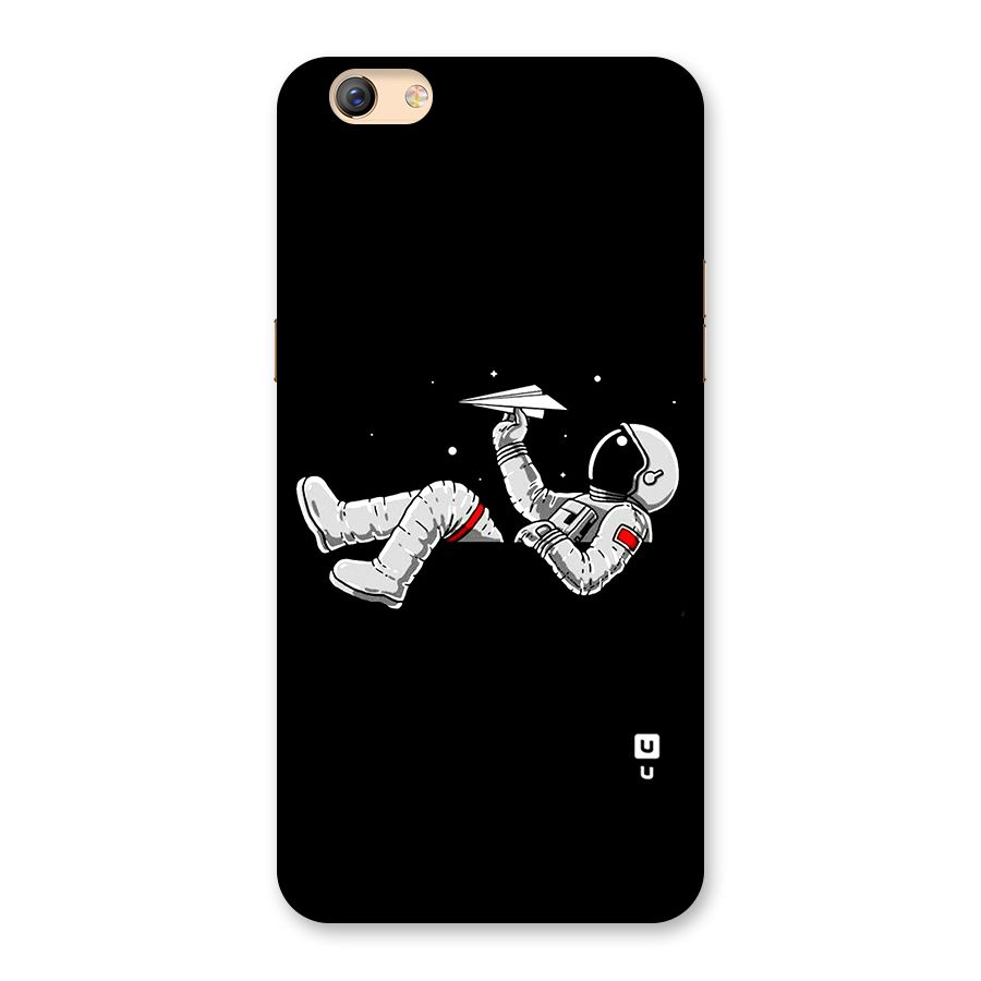 Astronaut Aeroplane Back Case for Oppo F3 Plus