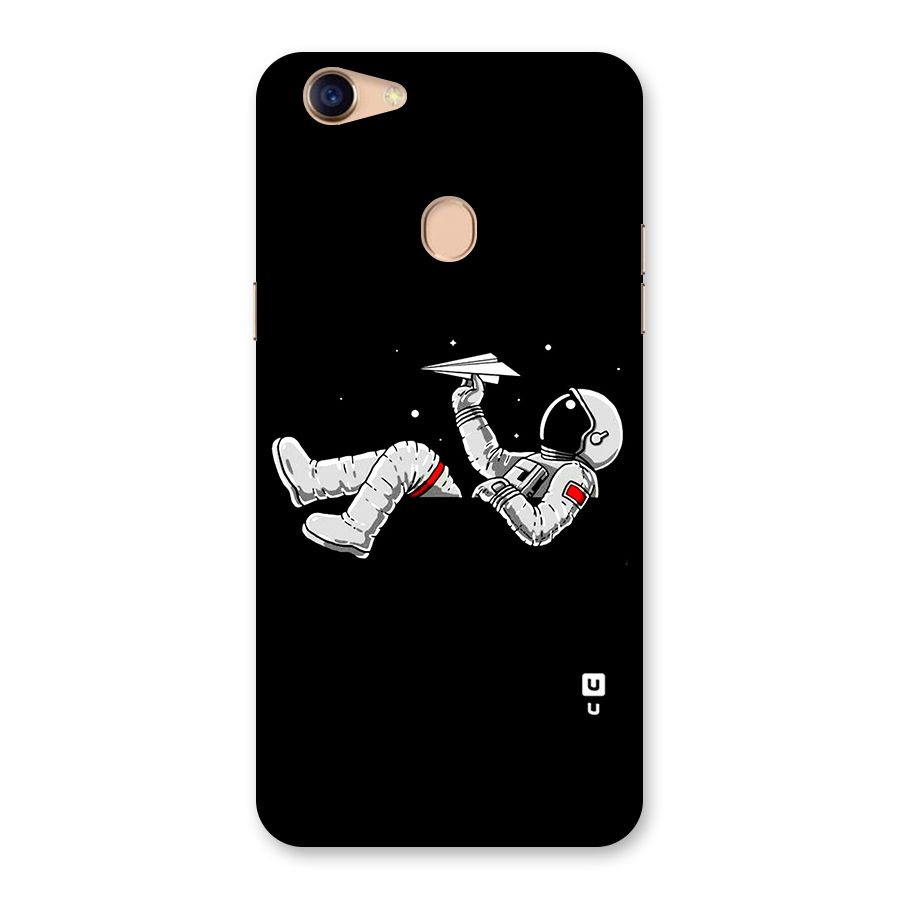 Astronaut Aeroplane Back Case for Oppo F5