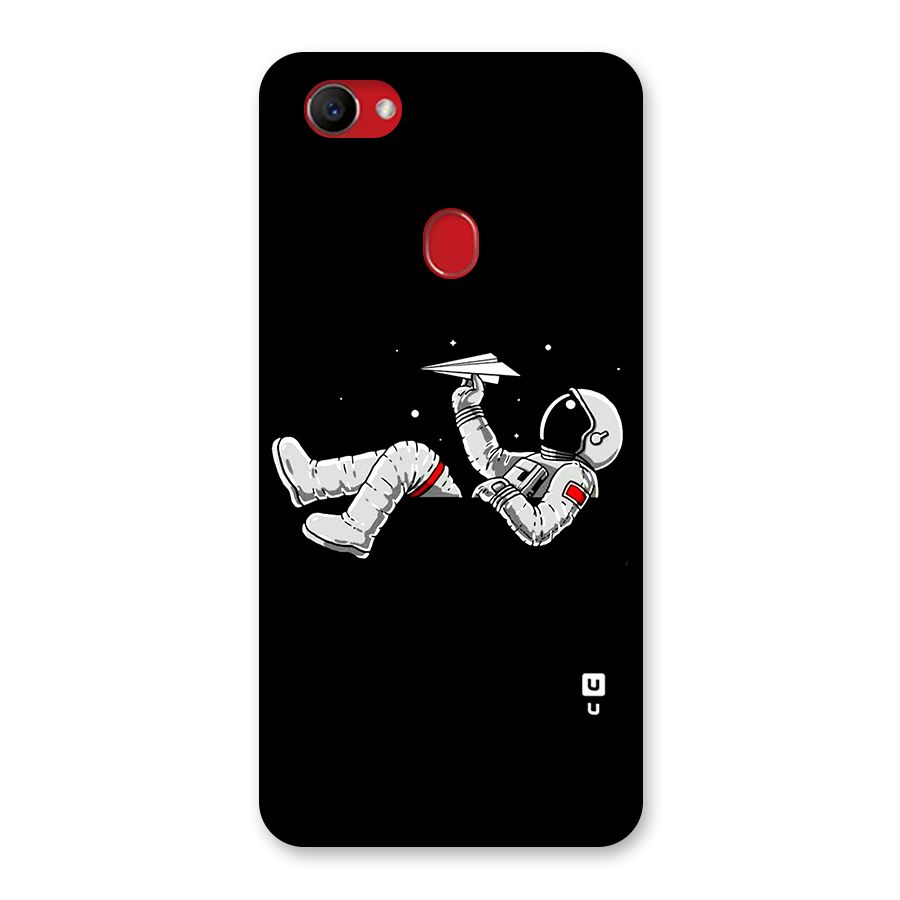 Astronaut Aeroplane Back Case for Oppo F7