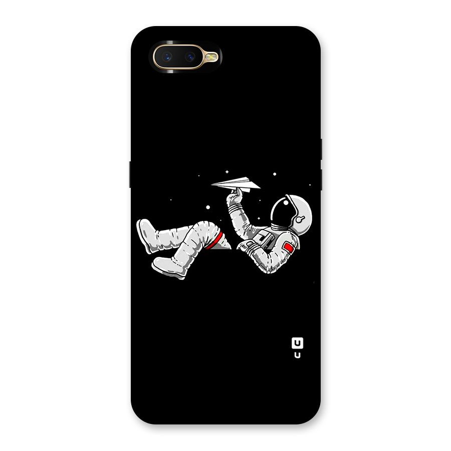 Astronaut Aeroplane Back Case for Oppo K1
